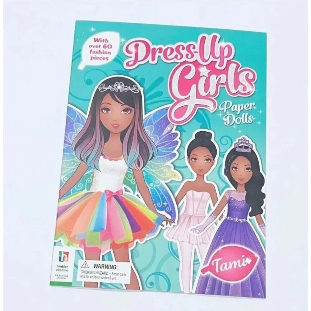 Dress Up Girls Paper Dolls Tami